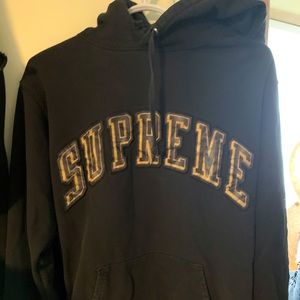 Supreme Arc Logo Hoodie - Size L - FW 14/15